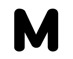 切り文字　【M】サイズ：L(140×140mm)素材：ホログラムシート・蛍光シート