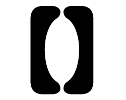 切り文字　【【】】サイズ：L(140×140mm)素材：カッティングシート