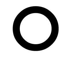 切り文字　【○】サイズ：M(120×120mm)素材：ホログラムシート・蛍光シート