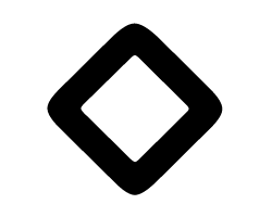 切り文字　【◇】サイズ：SS(40×40mm)素材：カッティングシート