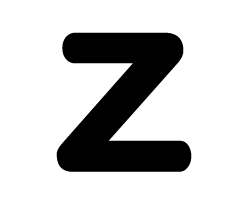 切り文字　【Z】サイズ：SS(40×40mm)素材：カッティングシート