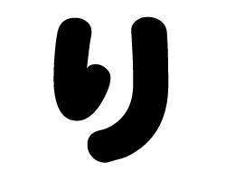 切り文字　【り】サイズ：SS(40×40mm)素材：カッティングシート