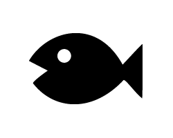 切り文字　【魚5】サイズ：M(120×120m