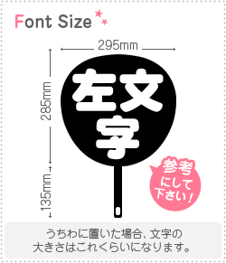 切り文字セット　【左文字】1文字のサイズ：M(120×120mm)素材：カッティングシート