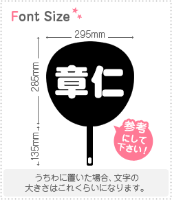 切り文字セット　【章仁】1文字のサイズ：M(120×120mm)素材：カッティングシート