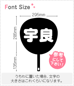切り文字セット　【宇良】1文字のサイズ：M(120×120mm)素材：カッティングシートのサムネイル