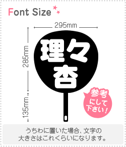 切り文字セット　【理々杏】1文字のサイズ：M(120×120mm)素材...
