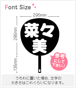 Stickers - 切り文字セット　【菜々美】1文字のサイズ：M(120×120mm)素材：カッティングシート