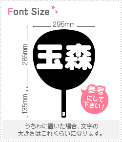 切り文字セット　【玉森】1文字のサイズ：L(140×140mm)素材：カッティングシート