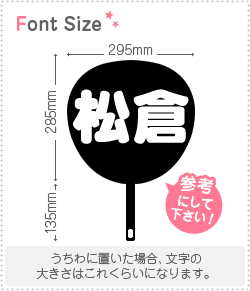 切り文字セット　【松倉】1文字のサイズ：L(140×140mm)素材：カッティングシート