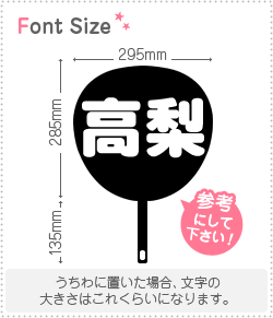 切り文字セット　【高梨】1文字のサイズ：L(140×140mm)素材：ホログラムシート・蛍光シート