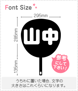 樂天商城 - 切り文字セット　【山中】1文字のサイズ：L(140×140mm)素材：ホログラムシート・蛍光シート