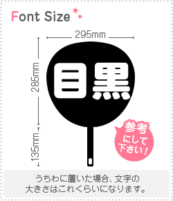 切り文字セット　【目黒】1文字のサイズ：L(140×140m