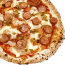 冷凍ピザ『スパイシーソーセージのピッツァ』 お試しピザセットと同梱で送料無料!石窯薪木で焼きあげるピザ職人手作りの石窯ナポリピッツァです!宅配ピザよりピザ通販!