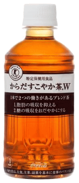 からだすこやか茶W 350mlPET(24本×1ケース)【代金引換便不可】ペットボトル コカコーラ コカ・コーラ社商品メーカー直送　お茶 健康【特価】【メーカー直送】【k_cpn_350_ 24】