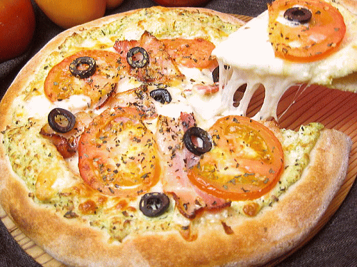 ピザ カッテージチーズとバジルのPIZZA（20cm）