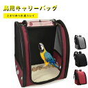 【★スーパーSALE割引:1200円OFFクーポン】鳥キャリーケージ シャッター式 スタンドパーチ 遠距離のお出かけキャリーバッグ 両側メッシュ通気 携帯便利 持ち運び 鳥キャリーバッグ 移動用バード キャリーケース リュック お出かけ 文鳥 鳥かご 通院 移動 防災 避難 軽量