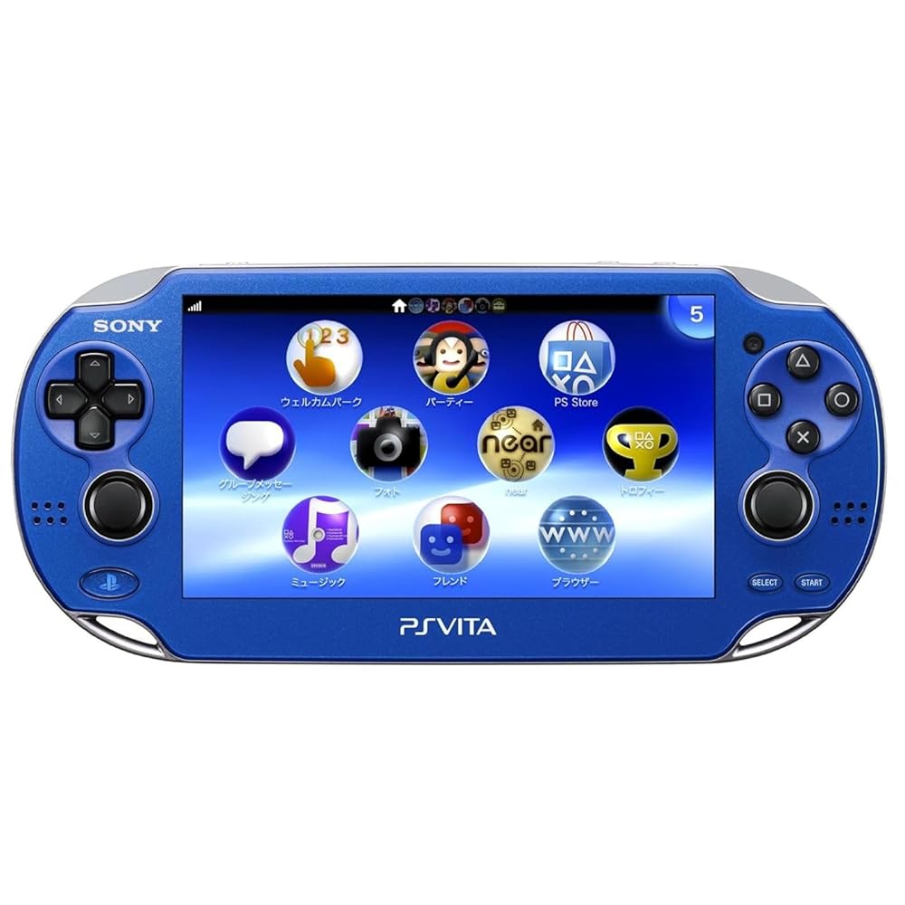 【整備済み品】 PlayStationVita Wi-Fiモデル サファイア・ブルー (PCH-10 ...