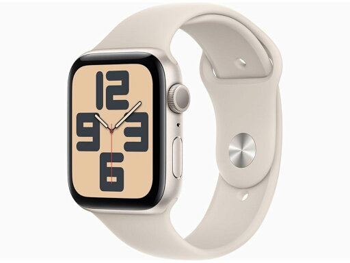 【整備済み品】Apple Watch SE 第2世代 (GPSモデル) - 44mm スターライトアルミニウムケースとスターライトスポーツバンド M/L 【整備済み品】Apple Watch SE 第2世代 (GPSモデル) - 44mm スターライトアルミニウムケースとスターライトスポーツバンド M/L
