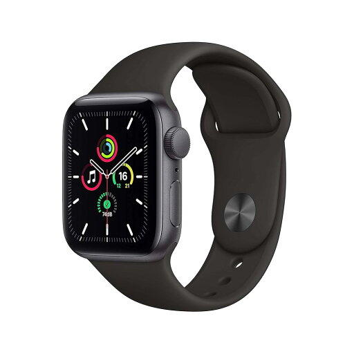 【整備済み品】Apple Watch SE (GPSモデル) - 40mm スペースグレイアルミニウムケースとブラックスポーツバンドfj 【整備済み品】Apple Watch SE (GPSモデル) - 40mm スペースグレイアルミニウムケースとブラックスポーツバンドfj