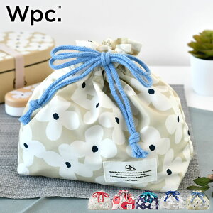 【6月1日はP最大10倍祭】【3月5日はほぼ全品P10倍】お弁当袋 巾着 Wpc ワールドパーティー ランチ巾着 お弁当袋 おしゃれ 花柄 幼稚園 可愛い 大人 マチ付き Wpc. Patterns 北欧 レディース 給食袋 巾着袋 ランチ巾着 女子 女性 かわいい 弁当袋 子供