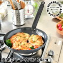 【6月5日はP最大10倍祭】【レビュー特典付】鉄 フライパン ih リバーライト 26cm 【オフィシャルショップ限定】 極PRO ソテー用フライパン アウトド...