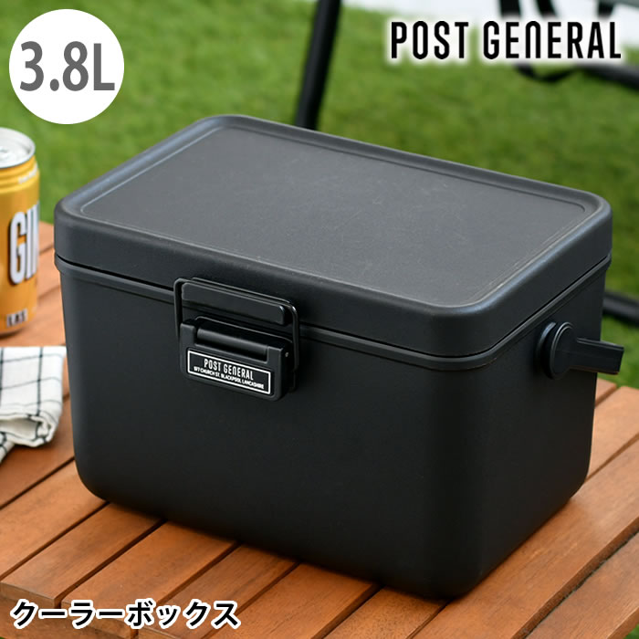 Rakuten - クーラーボックス 小型 POST GENERAL ジ アイスエラ ハードシェルクーラー 3.8L 保冷 BOX ポストジェネラル キャンプ 保温保冷 クラブ 樹脂表面 ハードクーラー お弁当 350ml缶 6本 オシャレ ハンドル 中国 シンプル 飲み物 アウトドア