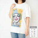 最新作!!【Place D'UJI】ピエロTシャツ Tシャツ/カットソー レディース メンズ 男女兼用 ユニセックス イラスト アート かわいい プリントTシャツ プラスドゥウジ 送料無料(4)