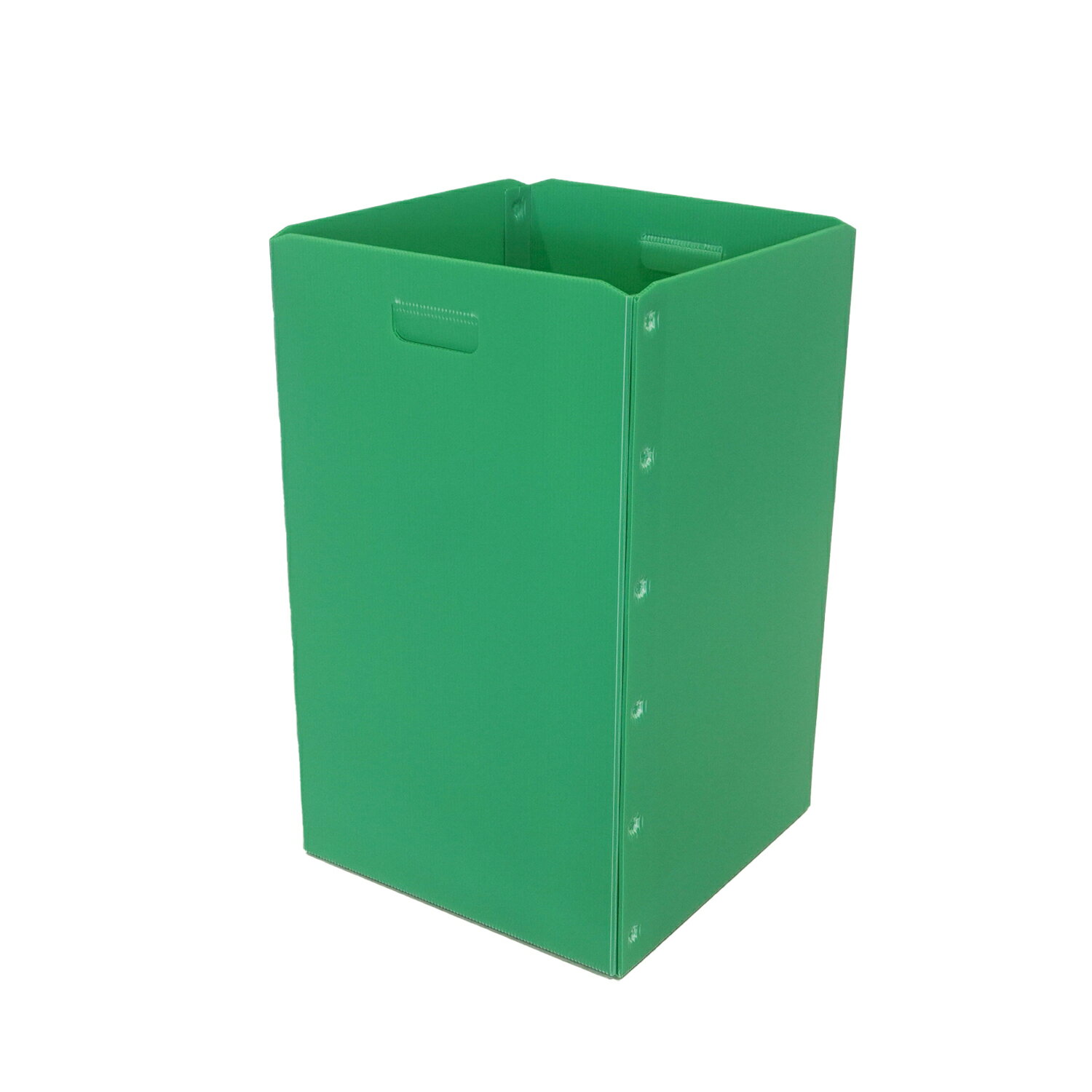 Rakuten - 【4個セット】ゴミ箱 90L 簡易 折りたたみ プラダン ダストボックス 90リットル 軽量 屋外 分別 （イベント・工場・店舗用）プラダンペール A式【北海道・沖縄・離島配送不可】