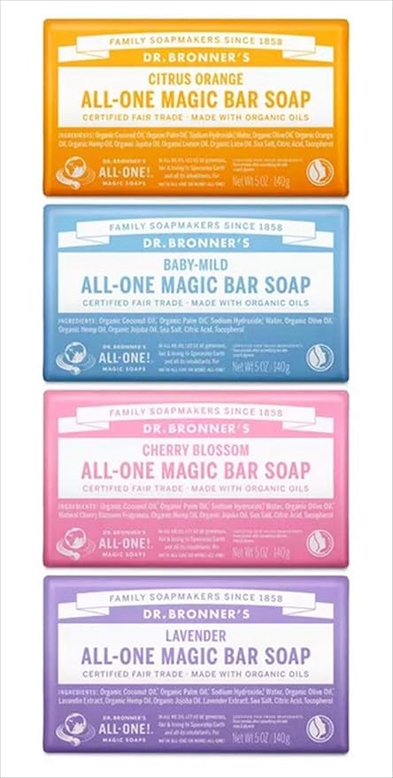 Rakuten - Dr.Bronner's ドクターブロナー マジックソープバーセット 140g x 4個