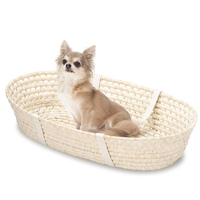 Rakuten - メイズバスケット バスケット かご 籠 カゴ 小物入れ 小物収納 収納かご 収納籠 収納カゴ 整理カゴ 収納バスケット ペットキャリー キャリーバッグ ペット用キャリー ペットバスケット 天然素材 収納 整理 おしゃれ ナチュラル シンプル 北欧 カントリー 持ち手付き 丸型