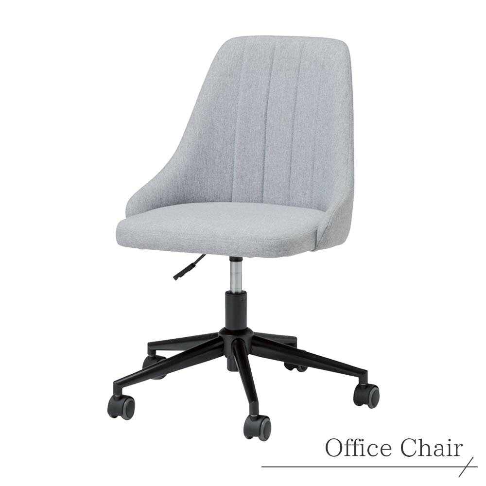 Rakuten - ワークチェア オフィスチェア パソコンチェア デスクチェア イス 椅子 キャスター付き 回転式 ガス昇降式 ライトグレー 幅60 奥行き58 高さ76 座高さ40 高品質 丈夫 長持ち 高級 業務用家具メーカー インテリア おしゃれ お洒落 新築 モデルルーム モデルハウス hmdy