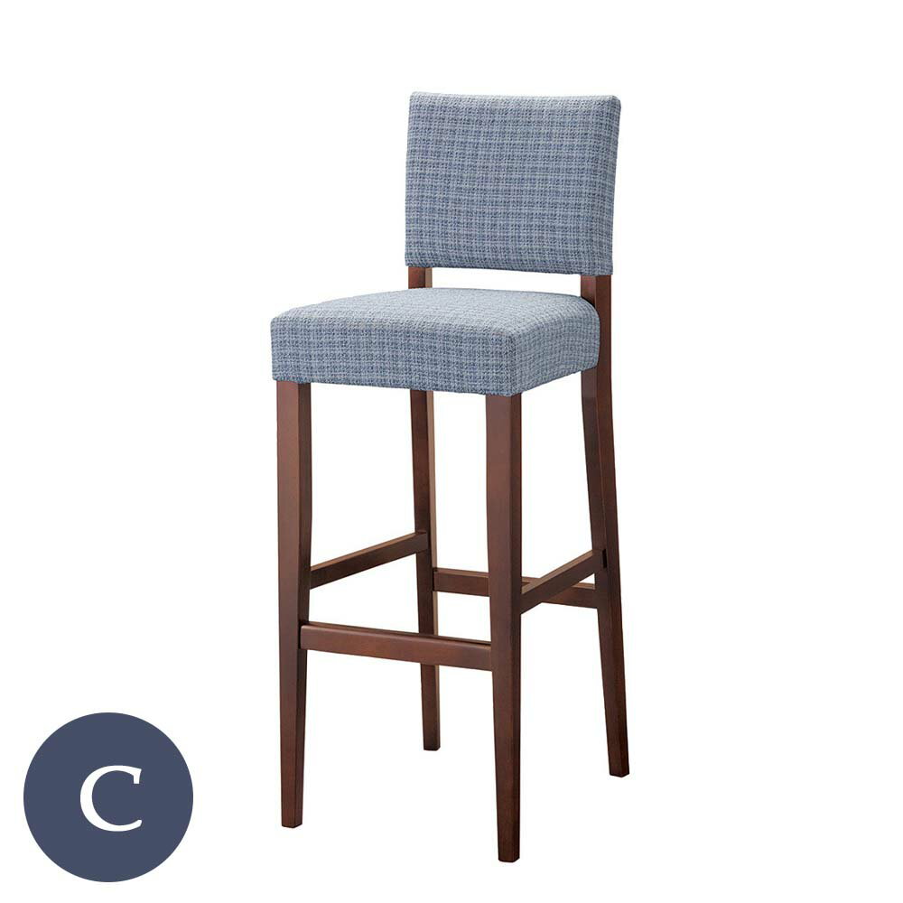 業務用 リベッドS80 2型 Cランク カウンターチェア 椅子 イス バーチェア 木製チェア ホテル レストラ..