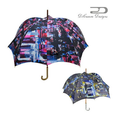 雨傘 レディース DiCesare Designs ディチェザレ デザイン 『リズム パンプキン コズモポリタン』 かさ 傘 カサ umbrella 婦人傘 デザイン傘 長傘 おしゃれ かわいい デザイン 女性用 婦人用 贈り物 プレゼント パンプキン型 エレガント お洒落 上品 日本製