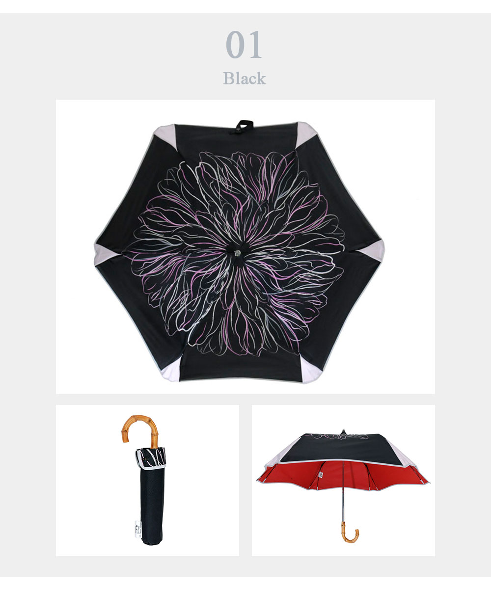 晴雨兼用日傘 DiCesare Designs Margarita SuperMini 2.0 Flair デザイナーズブランド 傘 雨傘 おしゃれ かわいい 深張り ドーム型 デザイン 高級 上品 プレゼント ギフト 長傘 日傘 かさ カサ オシャレ 軽い
