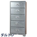 DULTON ダルトン 5 drawers chest チェスト キャビネット 収納家具 収納棚 タンス たんす 書類棚 サニタリーチェスト 箪笥 書類収納 リビングチェスト ランドリーチェスト 5段 五段 完成品 おしゃれ レトロ 引出し スチール 引き出し 幅40cm A4 リビング