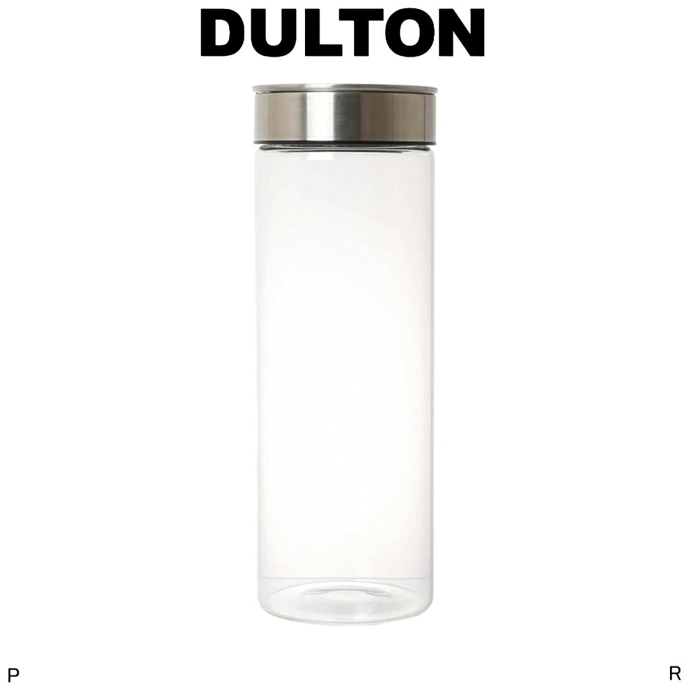 シリンダージャーウィズリッド L ワンタッチOPENの魅力 シンプル おしゃれ ステンレス ガラス ラウンド 円形 丸型 ワンタッチ ダイヤル付き 食品保存 保存 保管 調味料 パスタ 乾物 密閉 2l KITCHEN CONTAINER