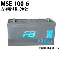 受注生産品 古河電池 古河電池 MSE-100-6 御弁式据置鉛蓄電池 バッテリー 6V 100Ah おすすめ バッテリー 蓄電池 インバータ MSE100-6 制御弁式据置鉛蓄電池 MSE 非常照明 操作 制御 計装用 発電機 更新 エンジン始動用 取替え 取り替え 家庭用