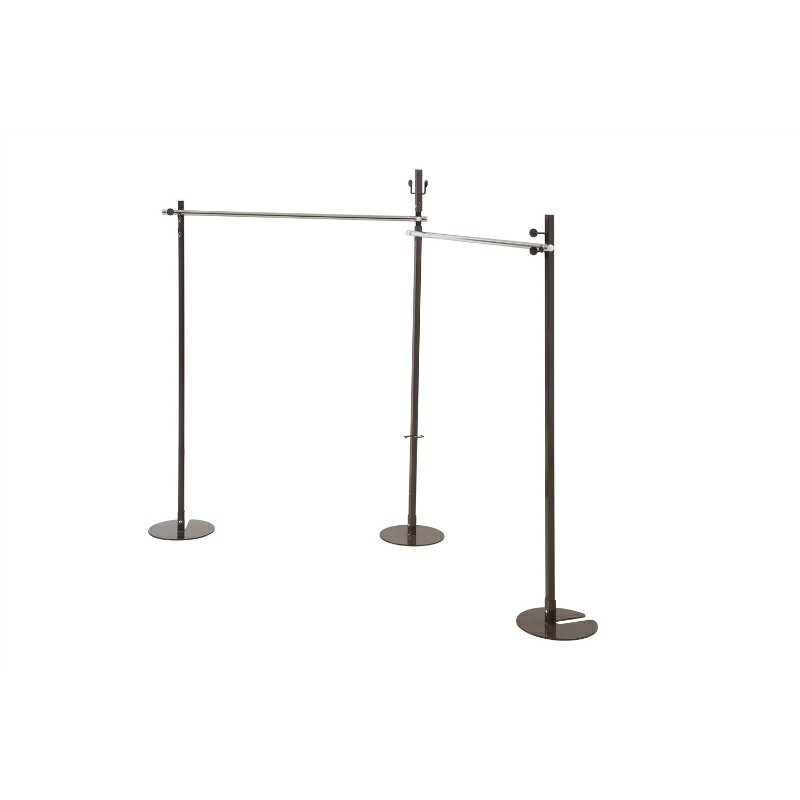 2way 物干しハンガー 物干し 室内物干し 室内用物干し ポールハンガー コートハンガー ハンガーラック 洗濯干し 物干しスタンド パイプハンガー 折りたたみ...