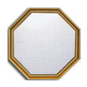 ミラー Huit Mirror かがみ ミラー 鏡 フレームミラー 壁掛け鏡 壁面ミラー 壁掛けミラー おしゃれ かわいい 可愛い 八角形 壁掛け式 アンティー...