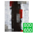 A[gpl T30 Gallery Red and Gray Abstract Ǌ|CeA A[gpl Ǌ|A[g LoXA[g ۉ G T30 Gallery Red and Gray Abstract Art Painting _  ` Ǌ| c^ Mtg 蕨 v[g