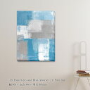 アートパネル Grey and Blue Abstract Art Painting 絵画 抽象画 壁掛け 壁飾り フレームレス ポスター 青グレー 額縁なし モダンアート パネル モダン おしゃれ キャンバス 飾る 記念 ギフト 高級感 結婚式