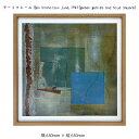 A[gt[ Ben Nicholson June 1961 green goblet and blue square Ǌ| G 630mm ~ c630mm Ǐ z |X^[ t[ pl   LO Mtg 킢