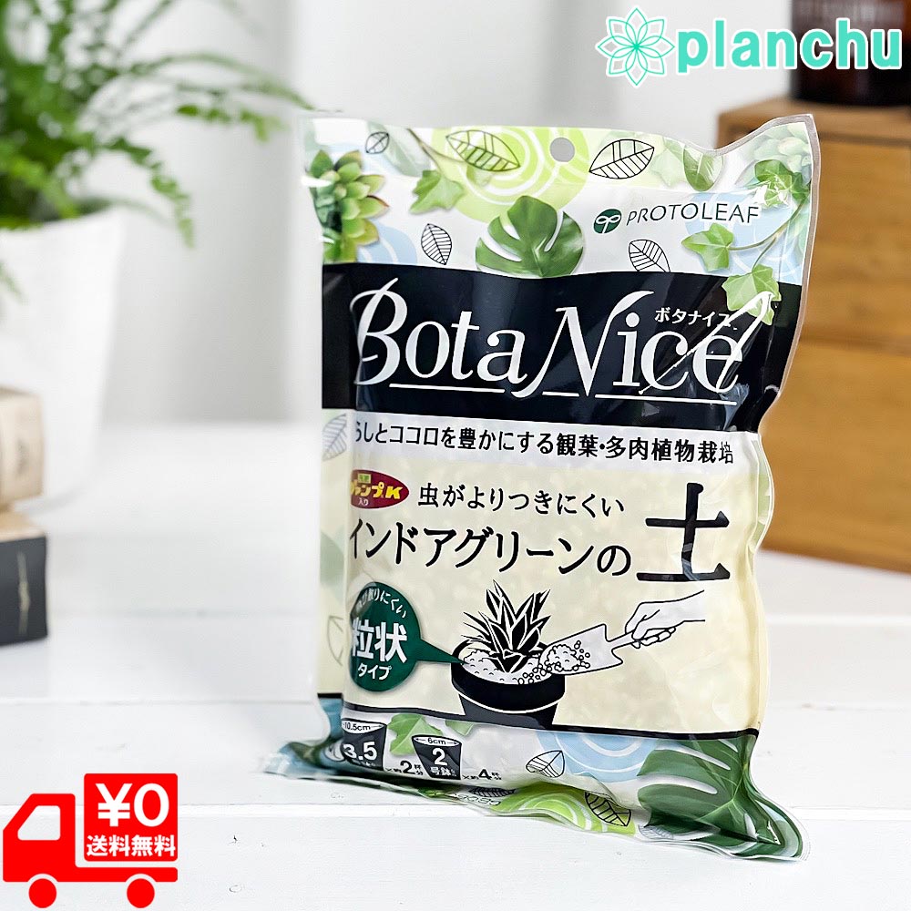 プロトリーフ ボタナイス インドアグリーンの土 0.6L JAN4535885246084 観葉植物 多肉植物 培養土