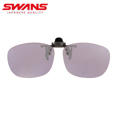 SWANS スワンズ クリップサングラス 日本製 ミラーレンズ 紫外線 UVカット 跳ね上...