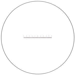 【0.05mm目盛・測定幅10mm】【φ26mmサイズ】スケールルーペ用 拡大鏡 虫眼鏡 交換 ガラススケール 日本..