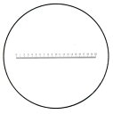 【メール便配送可能】【長さ・0.1mm目盛】【φ26mmサイズ】スケールルーペ用 拡大鏡 虫眼鏡 交換 ガラススケール 日本製(EPS108)アイプラネット