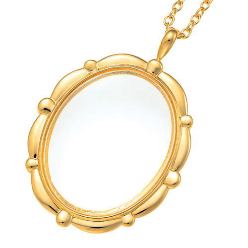 [ラッピング無料]ペンダントルーペ 高倍率3.5倍 おしゃれ ガラスレンズ ネックレス 拡大鏡 虫眼鏡 虫め..