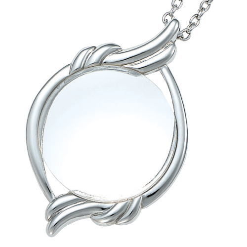 [ラッピング無料]ペンダントルーペ 高倍率3.5倍 おしゃれ ガラスレンズ ネックレス 拡大鏡 虫眼鏡 虫め..