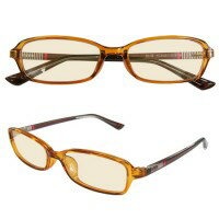 PCメガネ パソコン用めがね おしゃれ眼鏡 メガネ ブルーライト 40%カット ケース付 TR-9038ライトブラ..